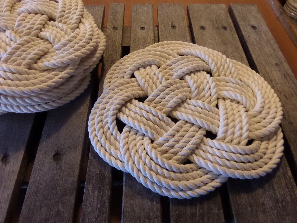 14" New Cotton  Rope Placemat Centerpiece