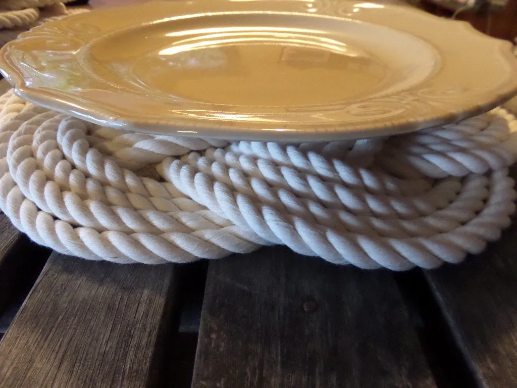 14" New Cotton  Rope Placemat Centerpiece