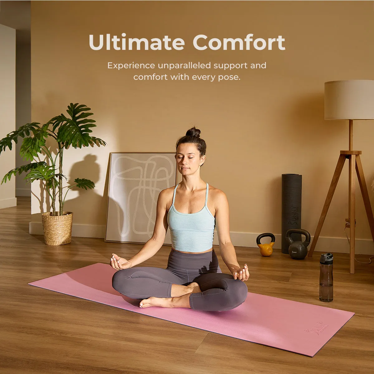 Anti-Slip Dual Color Exercise Yoga Mat