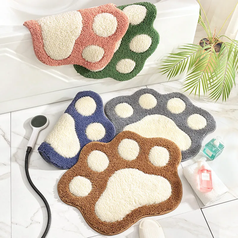 Anti-Slip Mat Bathroom Carpet Door Mat Cute Bathroom Foot Mat