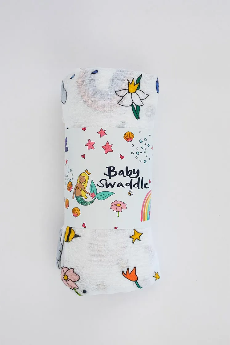 Baby Swaddle - Butterflies and Bees