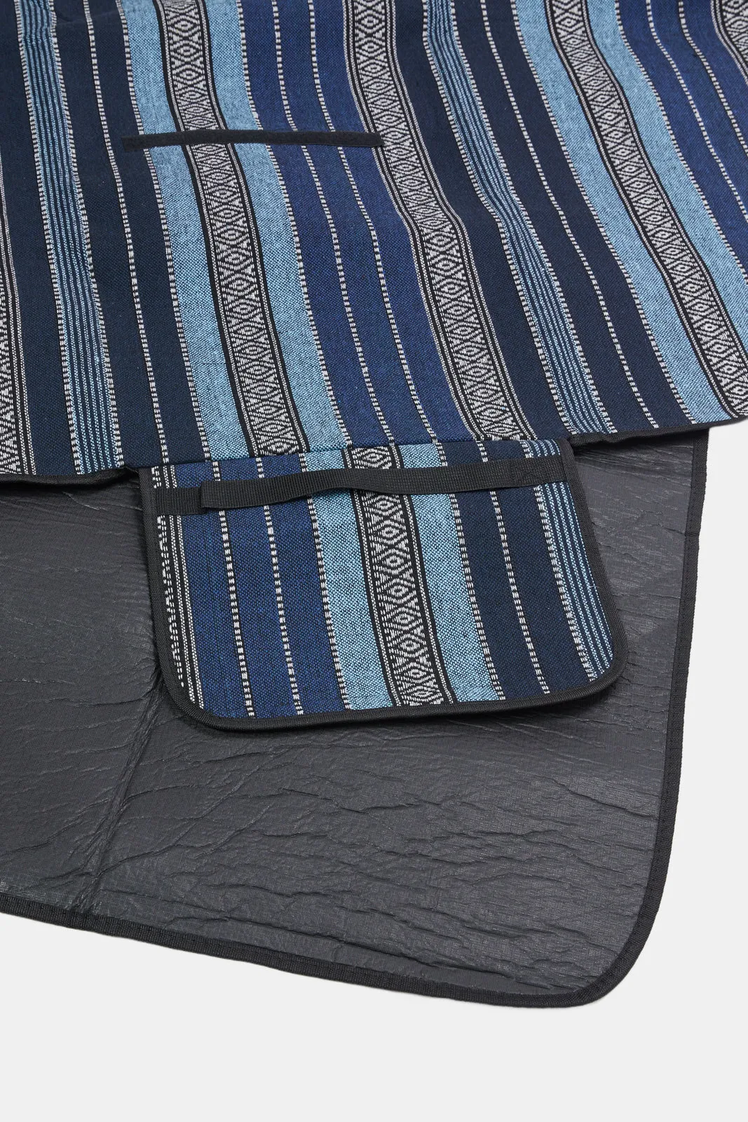 Blue And Black Foldable Arabic Camping Carpet