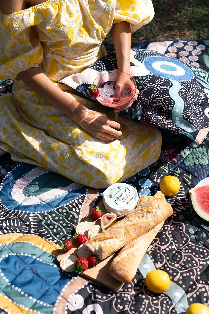 By The Waterhole Sand Free Premium Quilted Picnic Rug (150cm x 200cm)