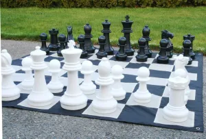 ChessHouse 16" Giant Chess Combo - With Chess Mat