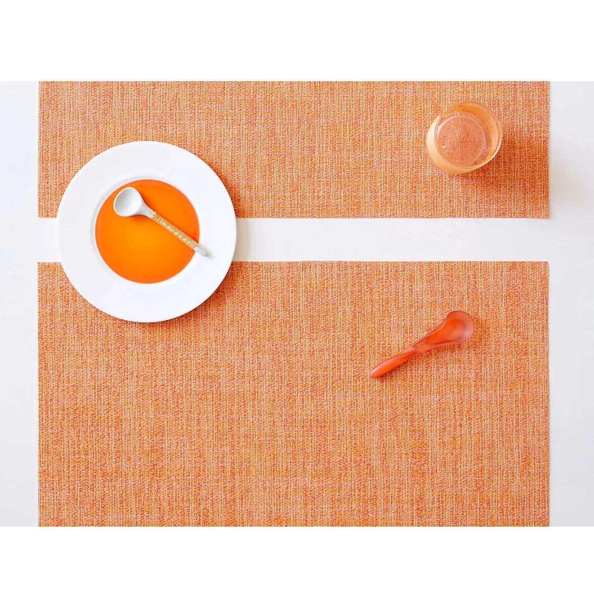 Chilewich Boucle Placemats Tangerine