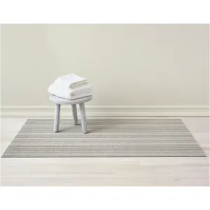 Chilewich Indoor Outdoor Shag Big Mat - Skinny Stripe / Birch / 36x60"