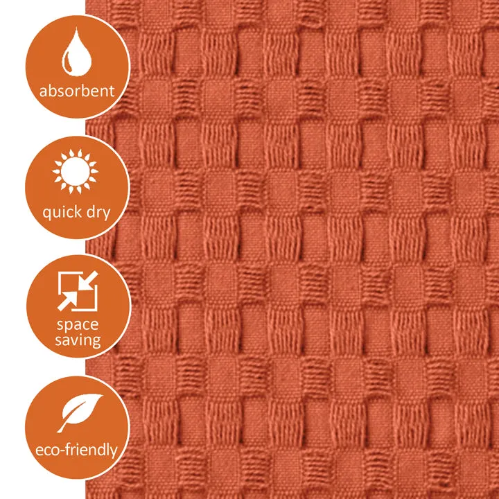 Clay Waffle Bath Mat - Modern Style