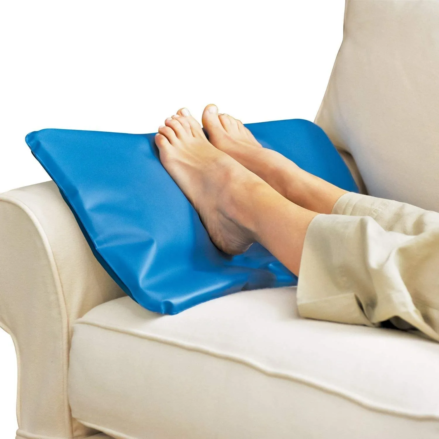 Cooling Pillow Portable Traveling Cool Ice Gel Pillow Mat, Relaxing Sleeping Cold Cushion for Reduces Migraines Hot Flashes and Fevers