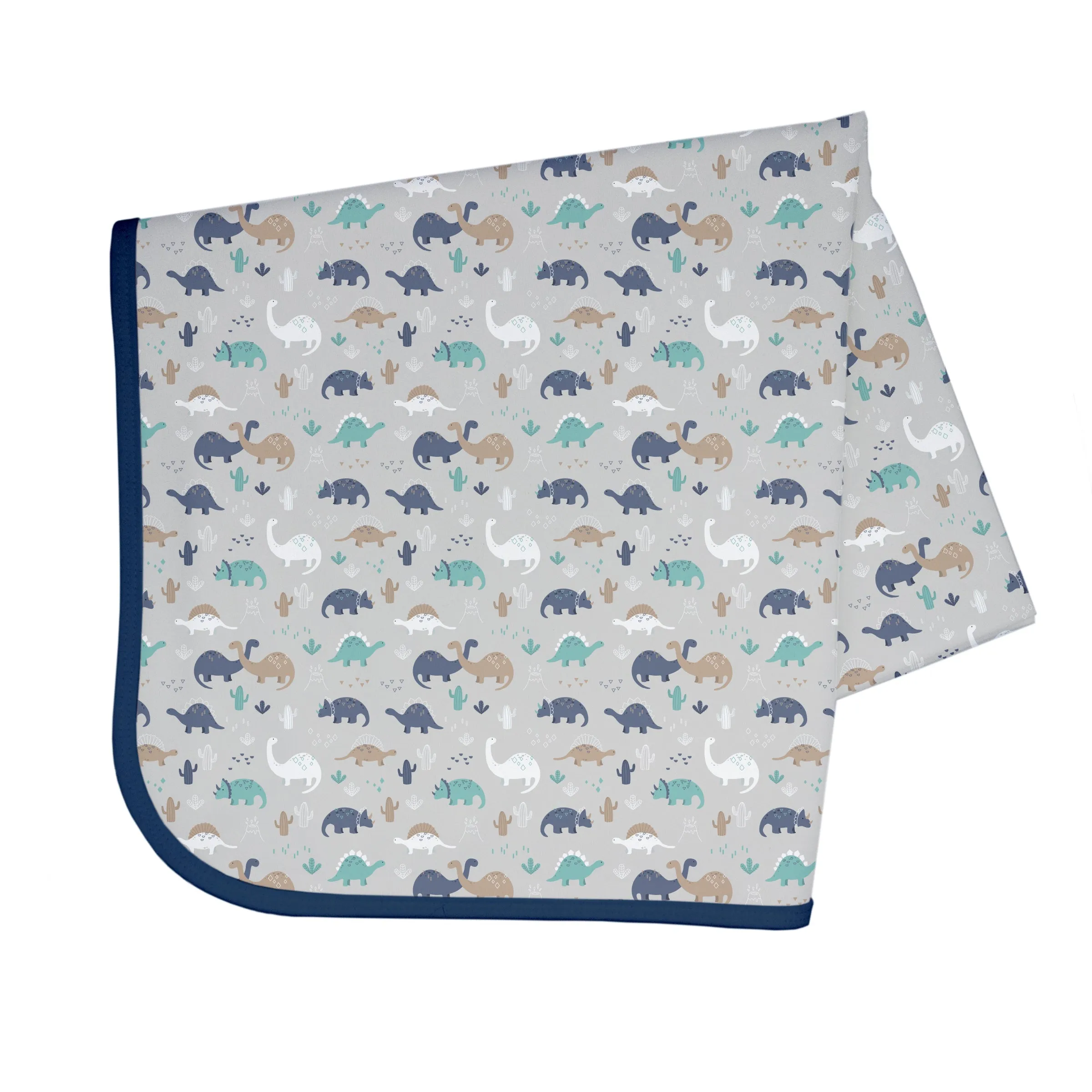 Desert Dinos Splash Mat - A Waterproof Catch-all For Highchair Spills And More!