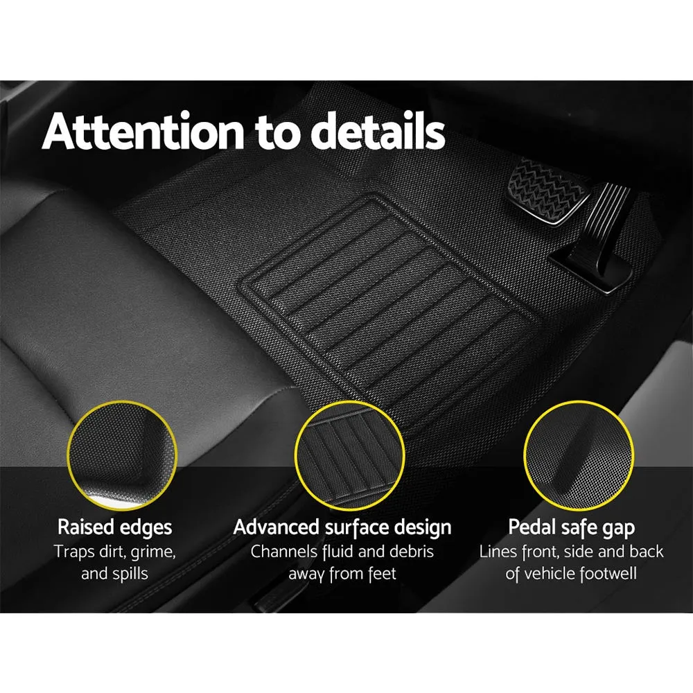 Durable Non-slip Rubber Car Floor Mats for Toyota Hilux - Weisshorn