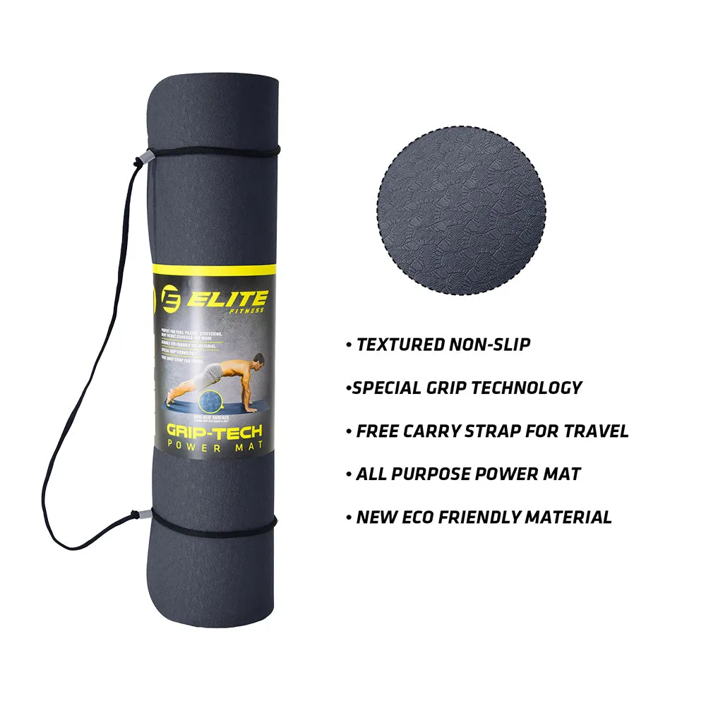 Elite TPE Grip-Tech Power Mat With Carry Strap