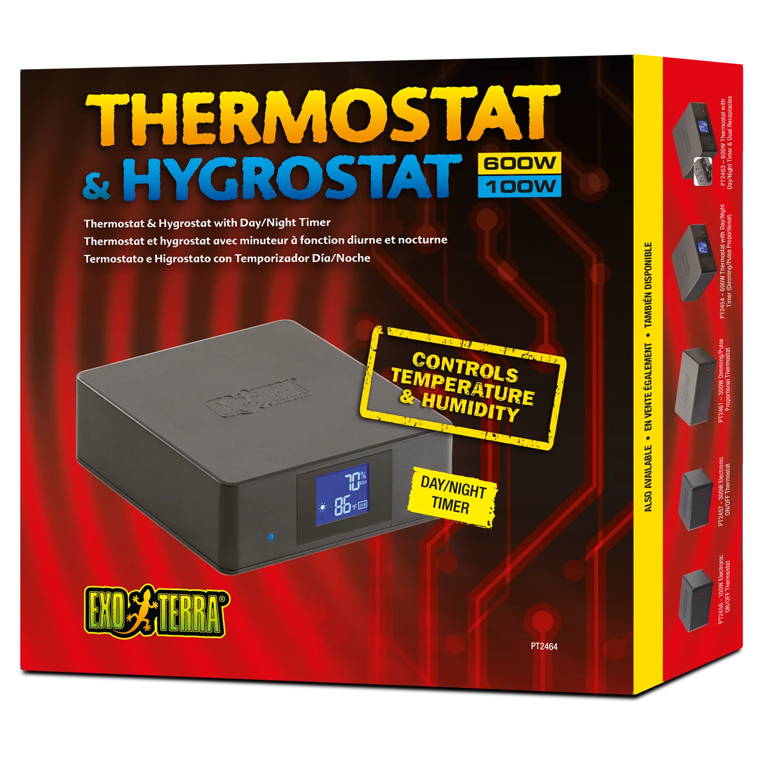 Exo Terra Thermostat & Hygrostat 600/100 Watt