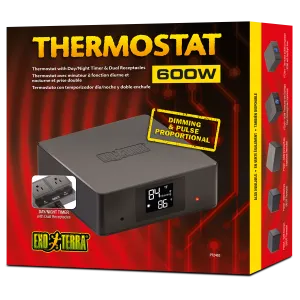 Exo Terra Thermostat with Time & Dual Receptacles 600 watt