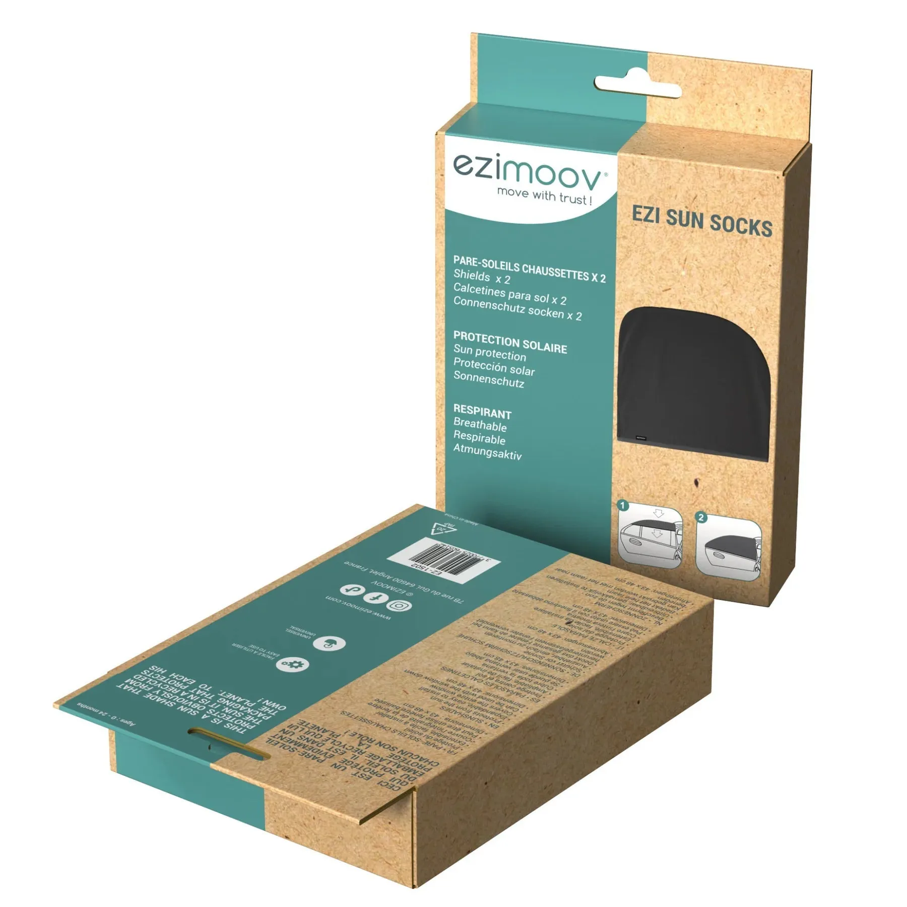 Ezimoov, Car Sun Shade Socks