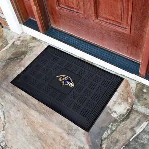 Fanmats Baltimore Ravens Heavy Duty Vinyl Medallion Door Mat - 19.5" x 31"