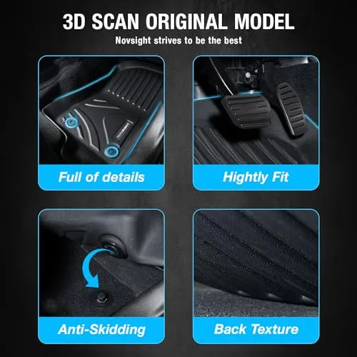 Ford Explorer 2020-2022 6 Seats Floor Mats 3 Row Custom Fit TPE Truck Mats