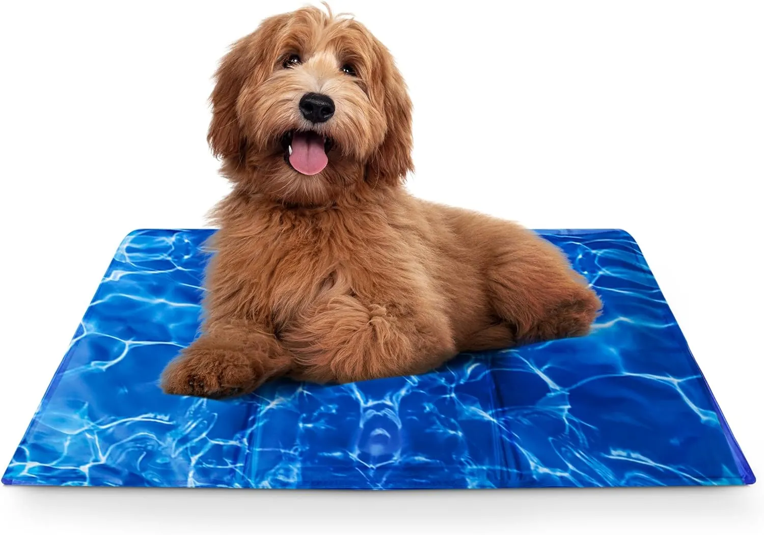 FurDreams Pineapple Pet Cooling Mat – Waterproof Gel Pillow Pad for Dogs and Cats, 75x120cm – Prevent Overheating and Keep Cool During Summer Rest