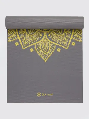 Gaiam Premium Citron Sundial Yoga Mat 6mm