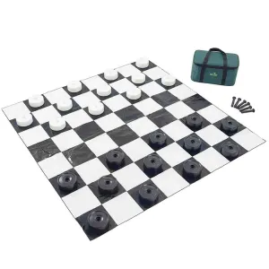 Garden Draughts Set - Indoor & Outdoor Fun