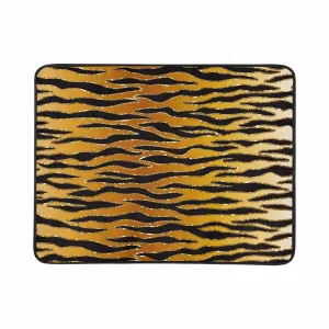 Glitter Look Gold Animal Print  Beach Mats 78"x 60"