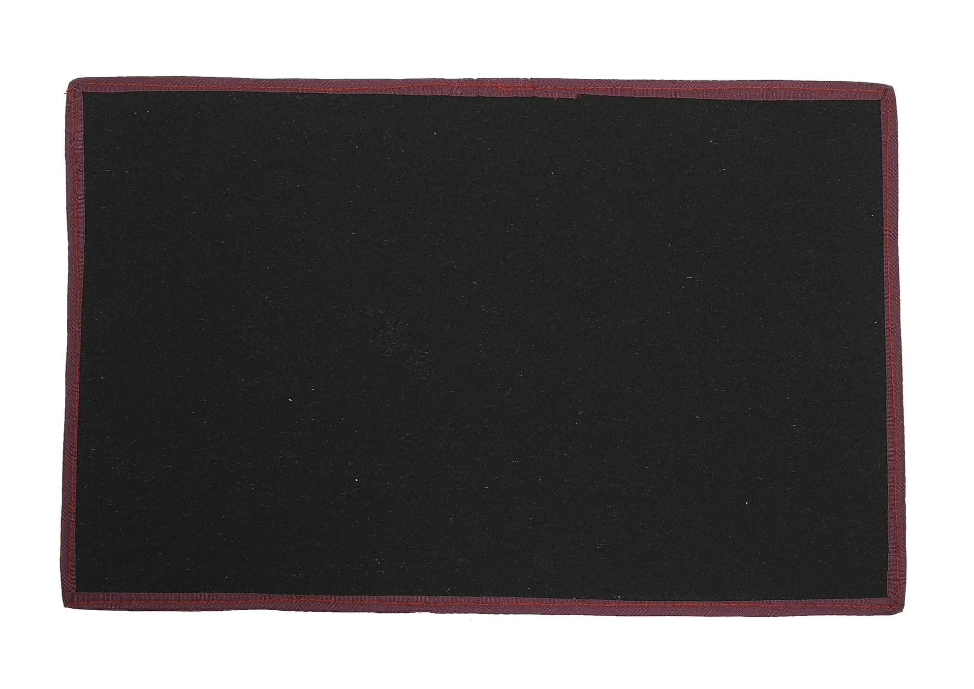 Heart Home Circle Print Design Microfiber Anti Slip 2 Pieces Door Mat (Maroon)-HEARTXY11459