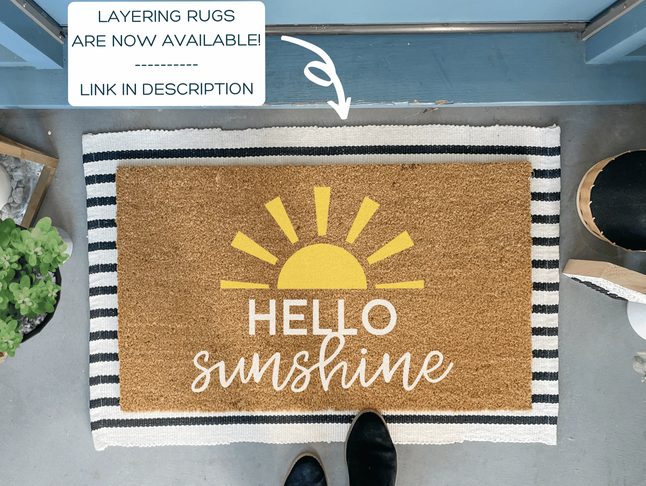 Hello Sunshine Outdoor Doormat