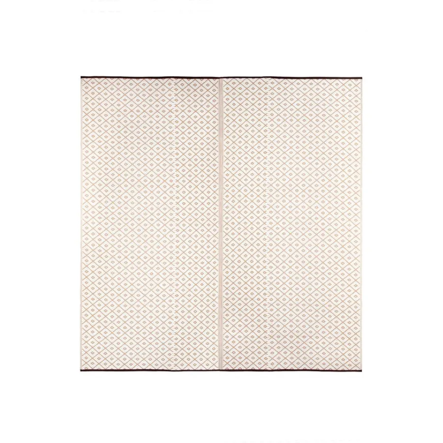 Kimberley Beige & White Diamond Outdoor Picnic Rug