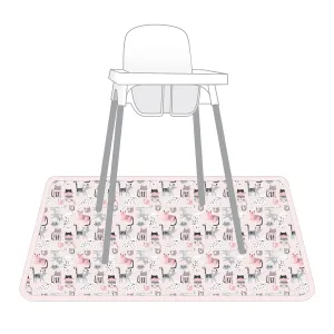 Kitty Splash Mat - A Waterproof Catch-all For Highchair Spills And More!