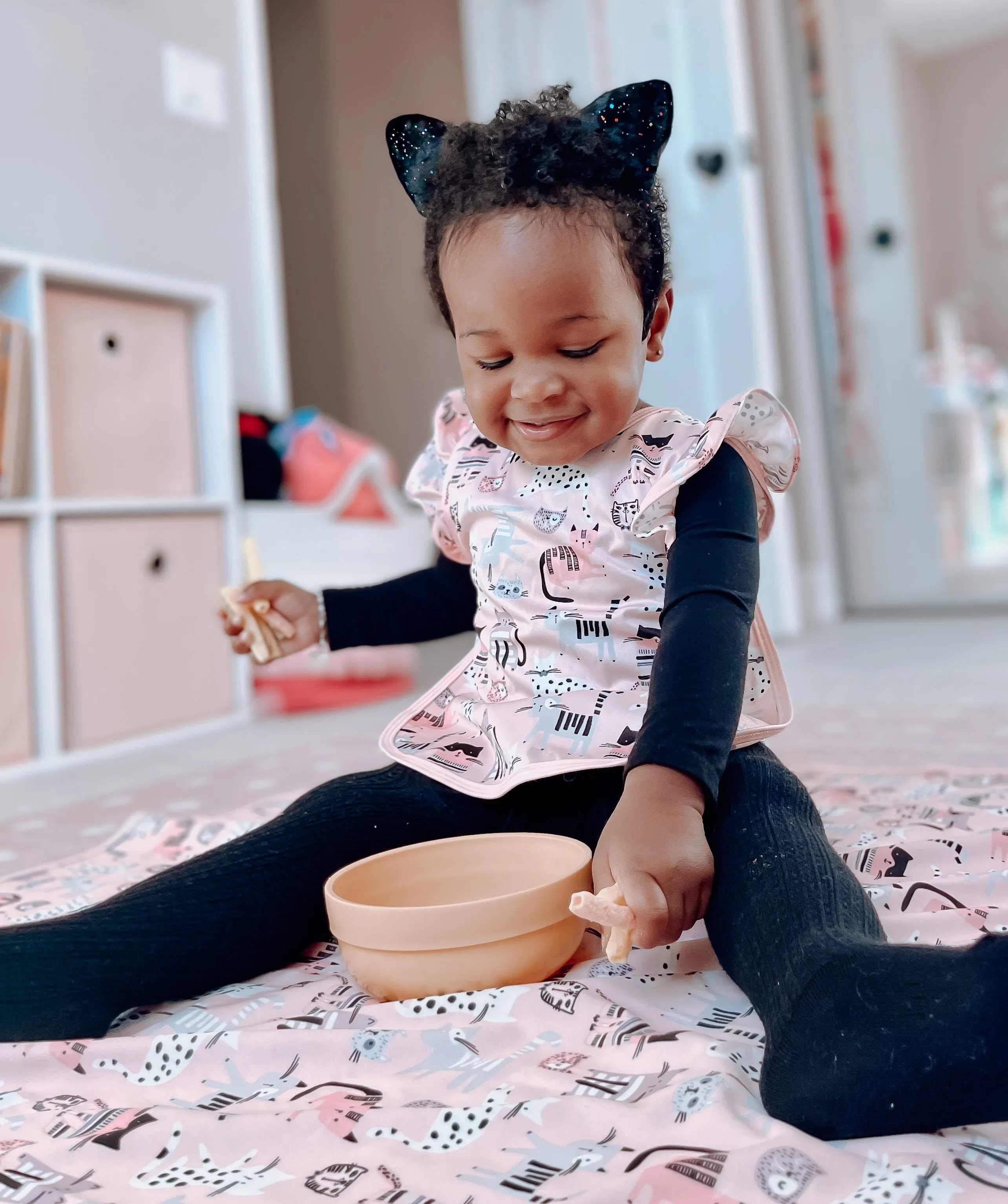 Kitty Splash Mat - A Waterproof Catch-all For Highchair Spills And More!