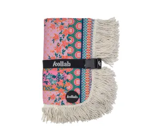 Kollab Holiday Fringed Picnic Mat - 1.45m x 1.45m - Lombok