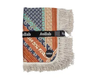 Kollab Holiday Fringed Picnic Mat - 1.45m x 1.45m - Persia