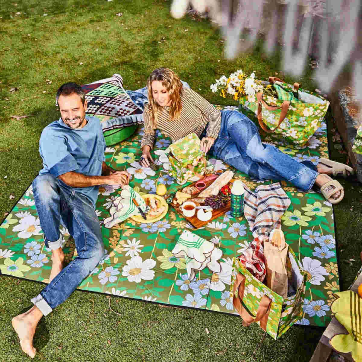 Kollab Sage x Clare Picnic Mat Floria 200cm