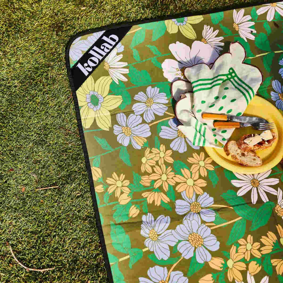 Kollab Sage x Clare Picnic Mat Floria 200cm