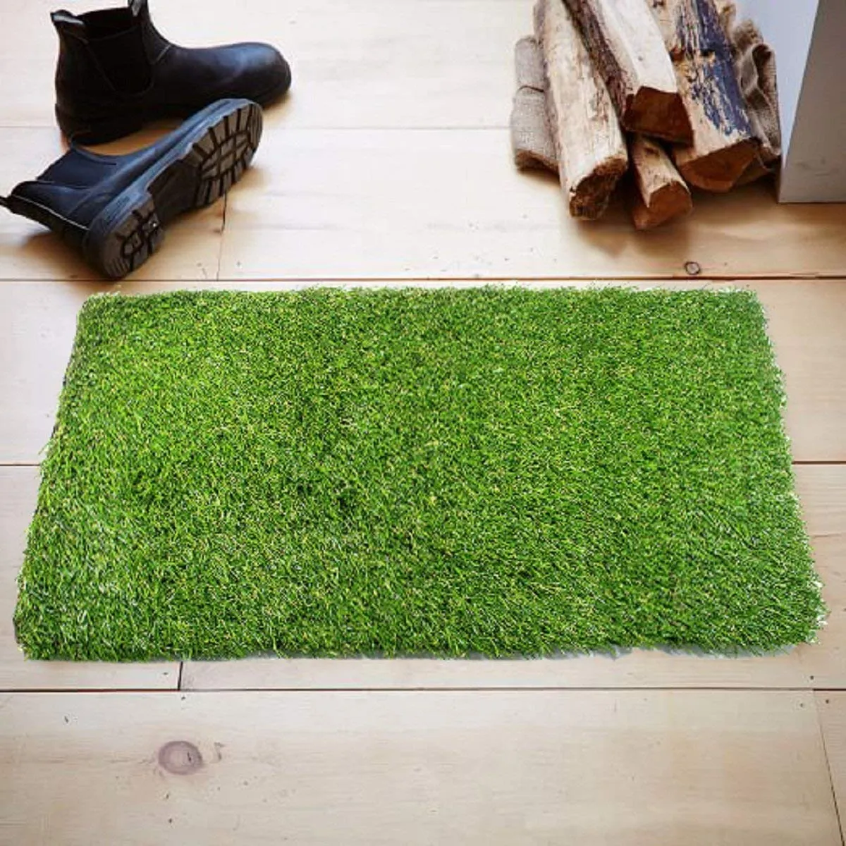 Kuber Industries Artificial Grass Mat (60 x 90 cm, Green, GrassCT26)