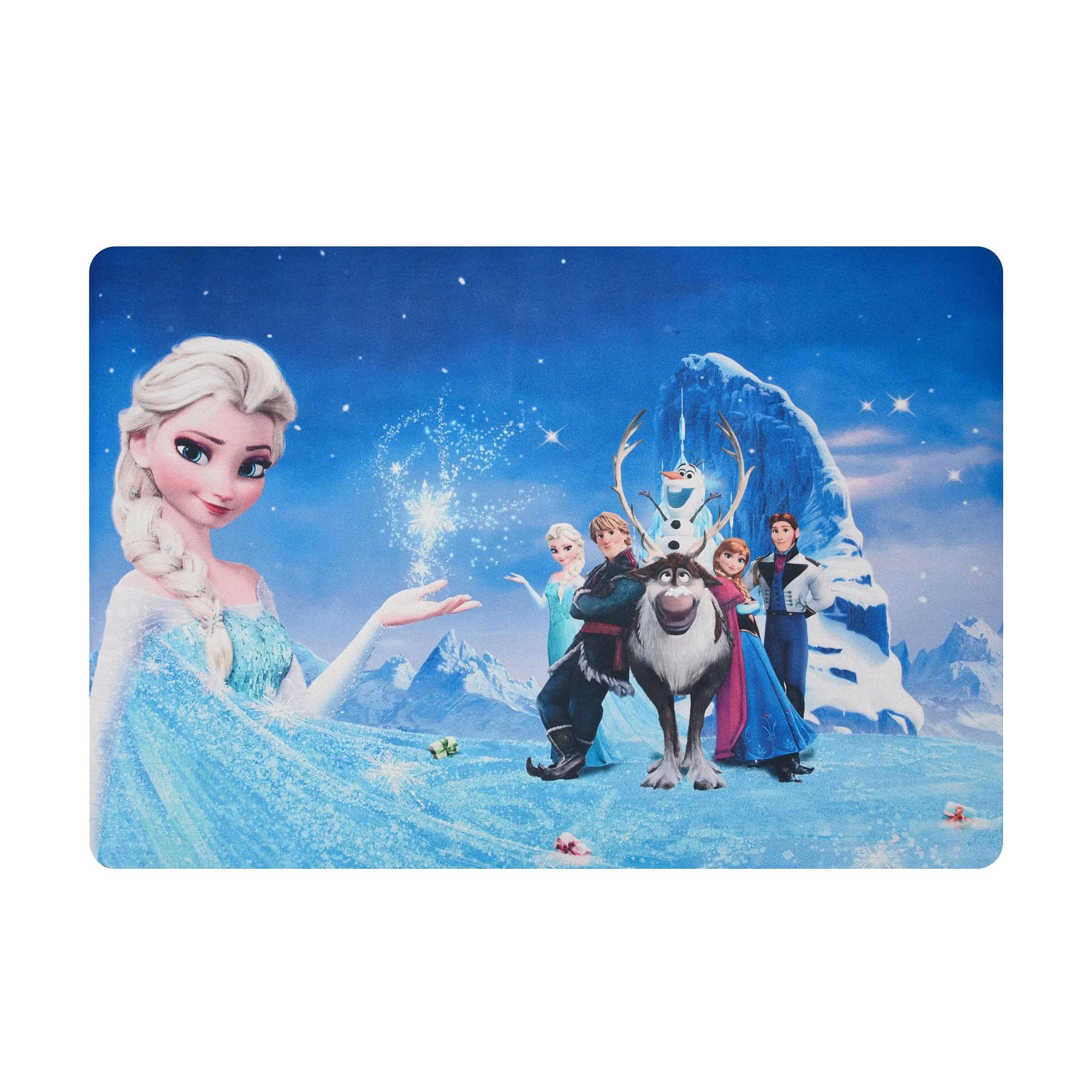 Kuber Industries Disney Frozen Bathmat | Anti Skid Door Mat | Super Absorbent Bath Mat | Rubber Floor Mat for Home | Quick-Drying Non-Slip Floor Mat | HY016 | Blue