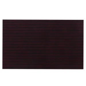 Kuber Industries Microfiber Striped Design Anti-Skid & Water Absorbent Door Mat for Indoor & Outdoor,16"x 24",(Maroon)