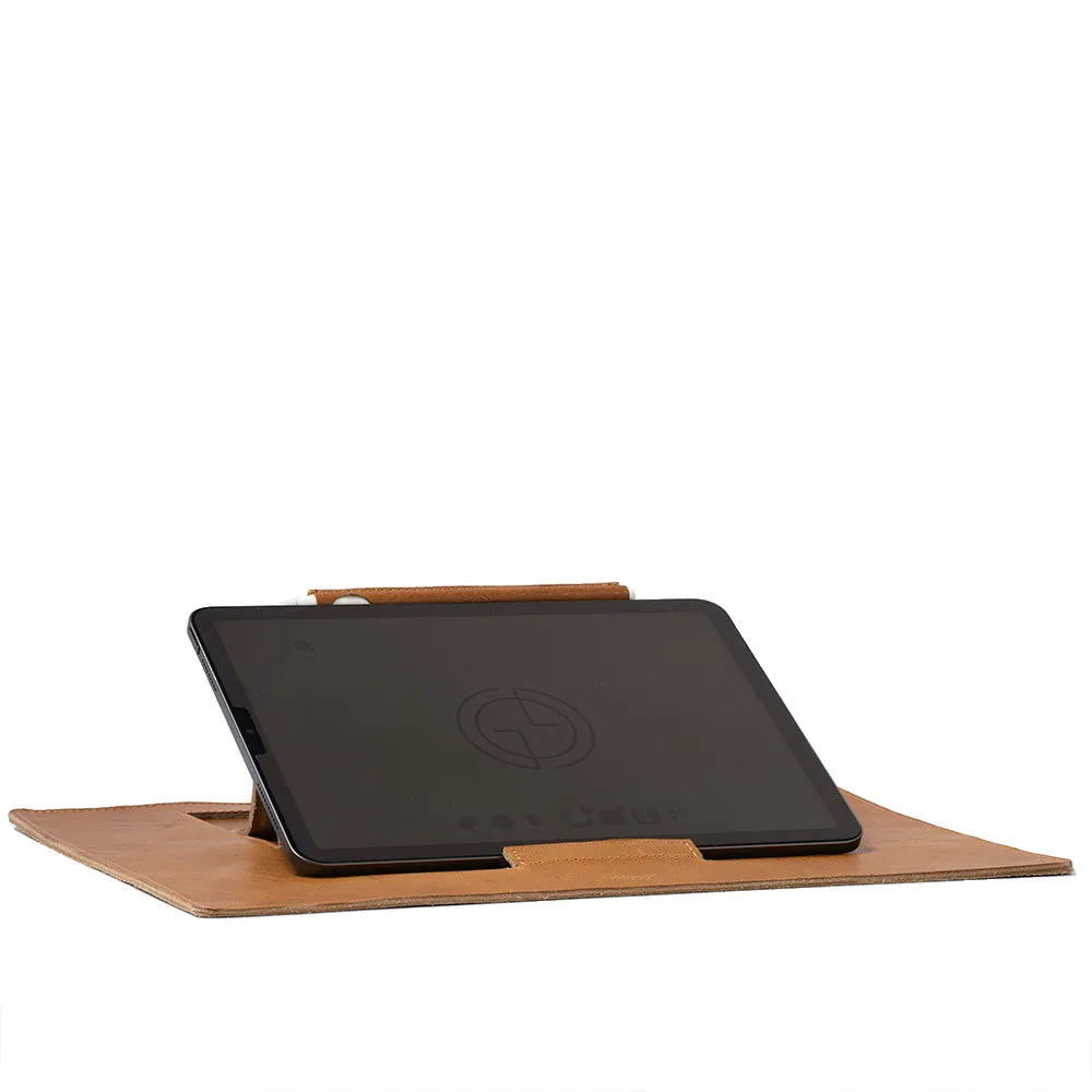 Leather Desktop Mat for iPad