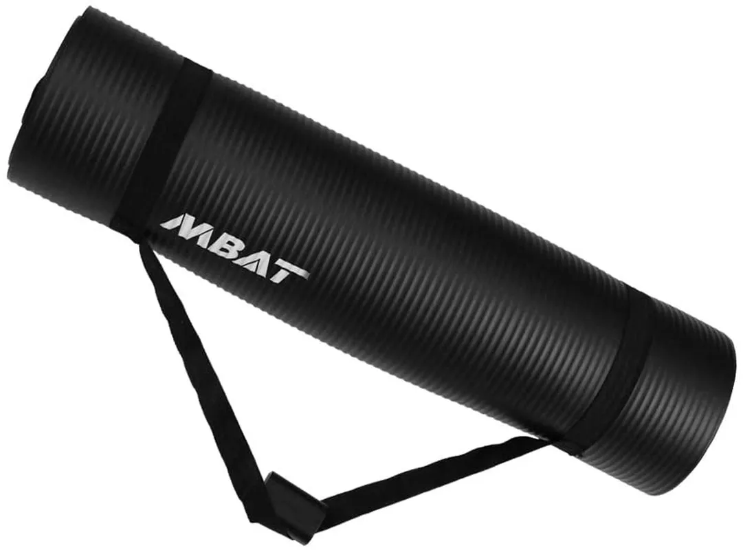 MBAT Yoga Mat Non-Slip, NBR Material Eco Friendly Fitness Exercise Mat with Carrying Strap, Pro Yoga Mats for Women, Workout Mats for Home and Floor Exercises