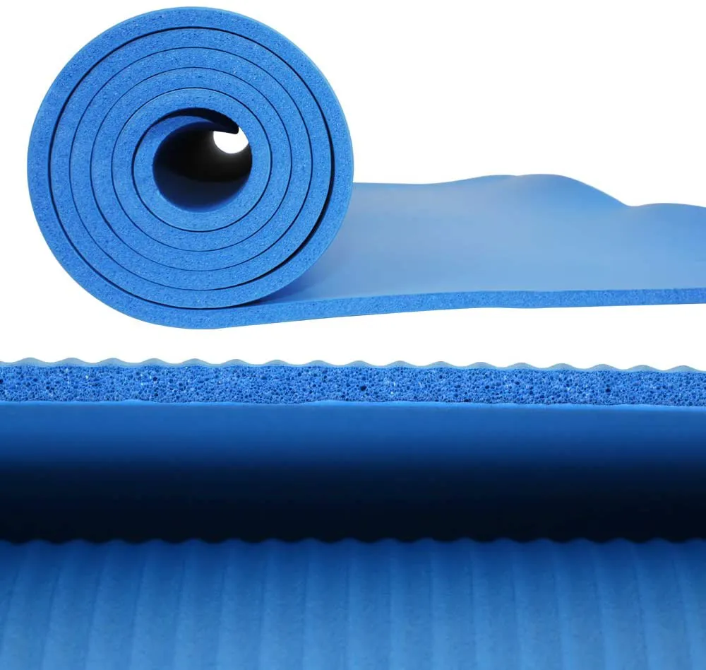 MBAT Yoga Mat Non-Slip, NBR Material Eco Friendly Fitness Exercise Mat with Carrying Strap, Pro Yoga Mats for Women, Workout Mats for Home and Floor Exercises