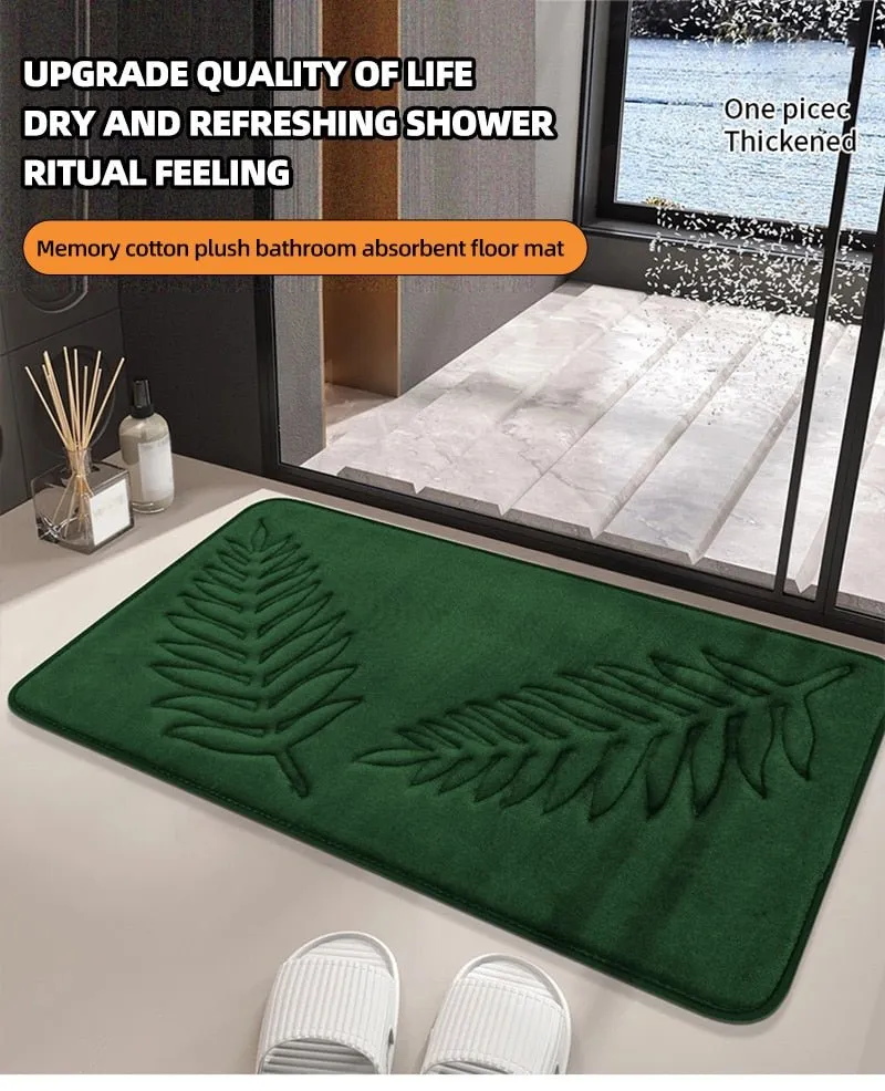 Memory Foam Bath Mat Extra Soft & Non-Slip