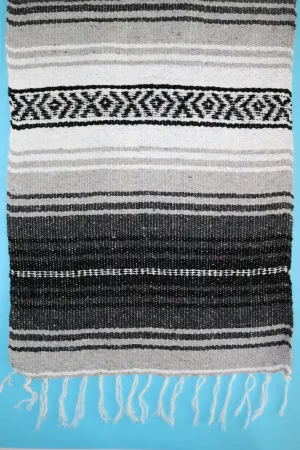 Mexican Falsa Table Runner Grey