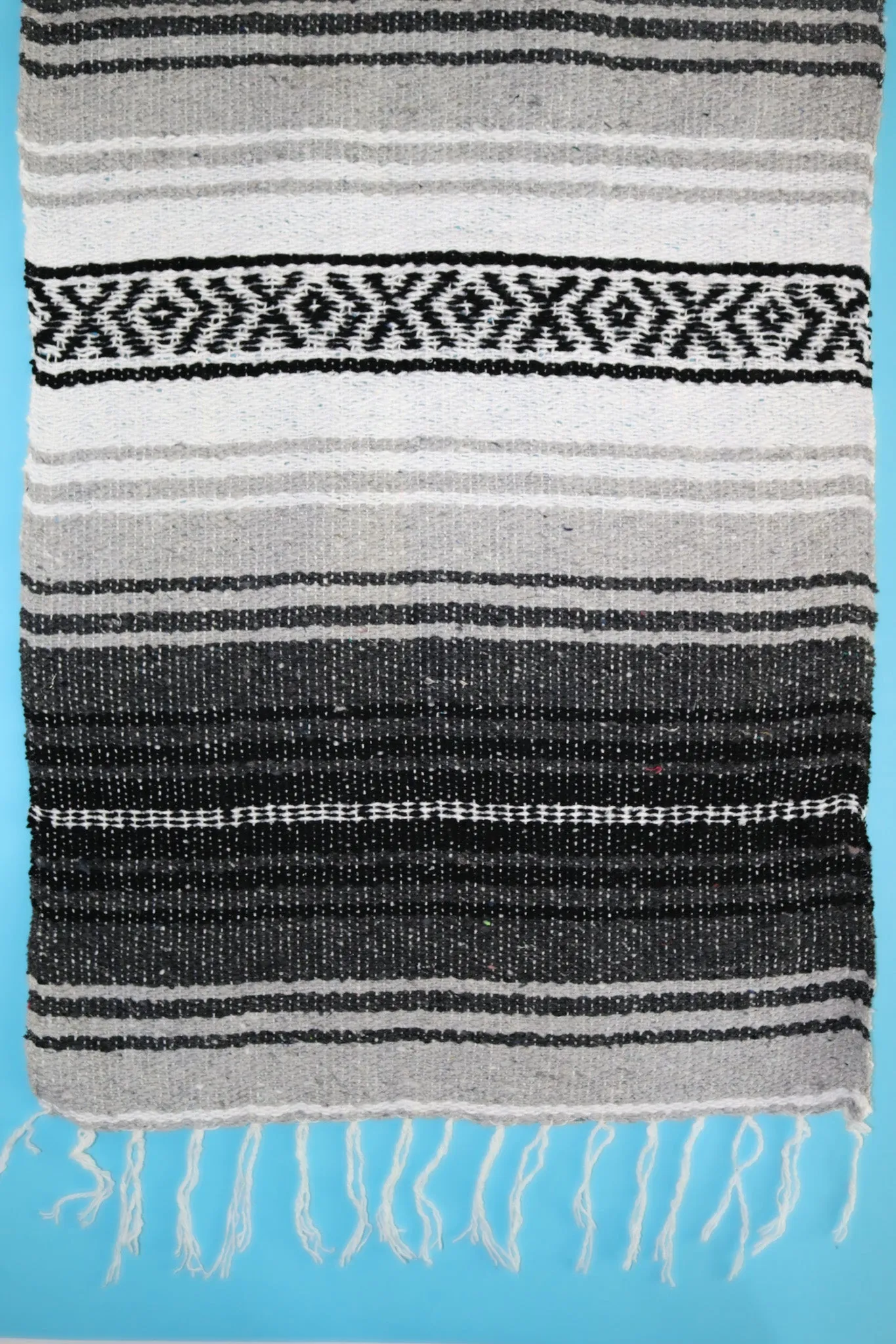 Mexican Falsa Table Runner Grey