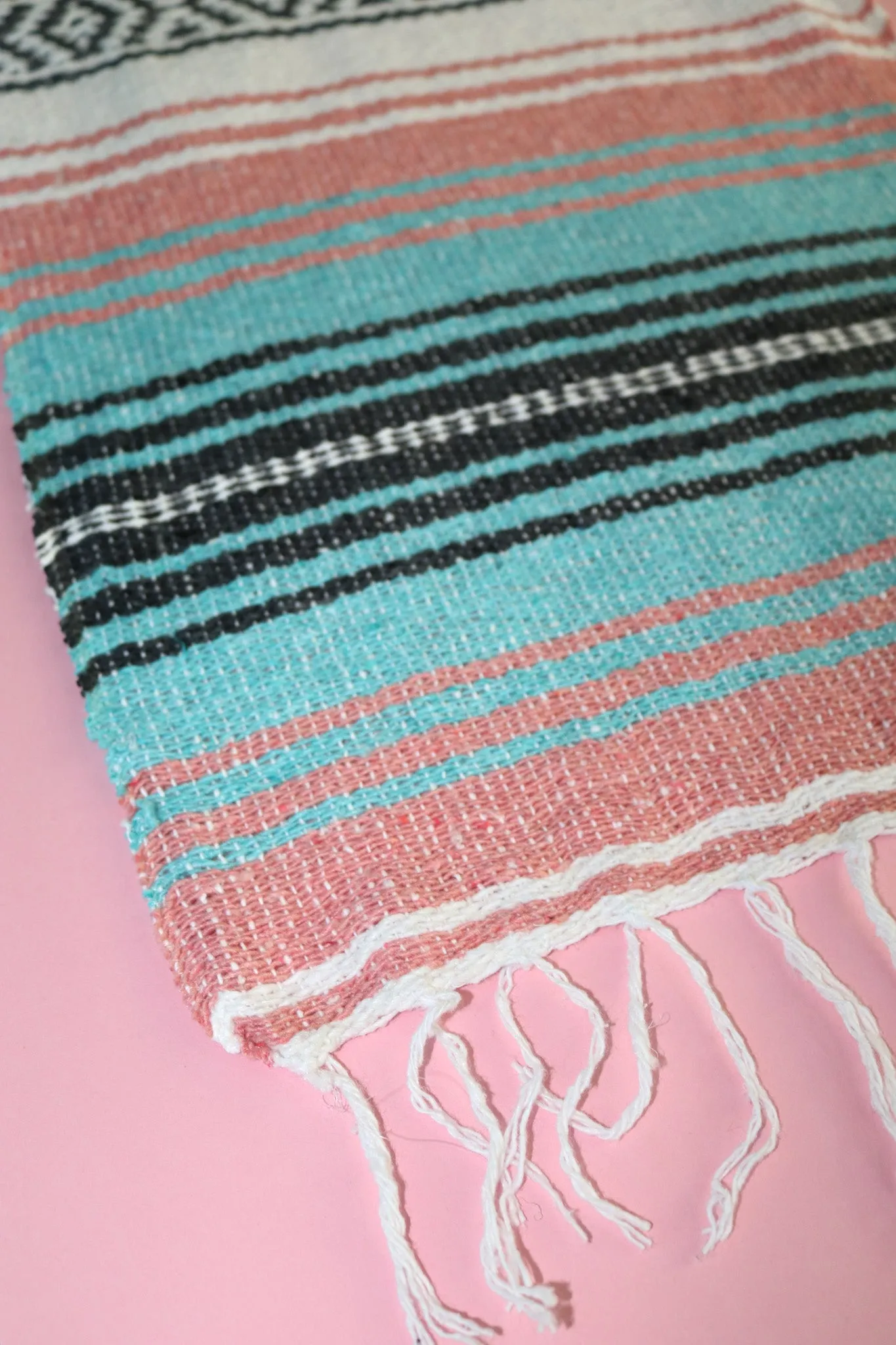 Mexican Falsa Table Runner pastel colors