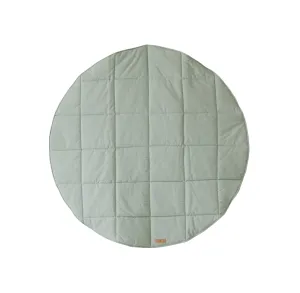 mint And Beige Round Cotton Mat