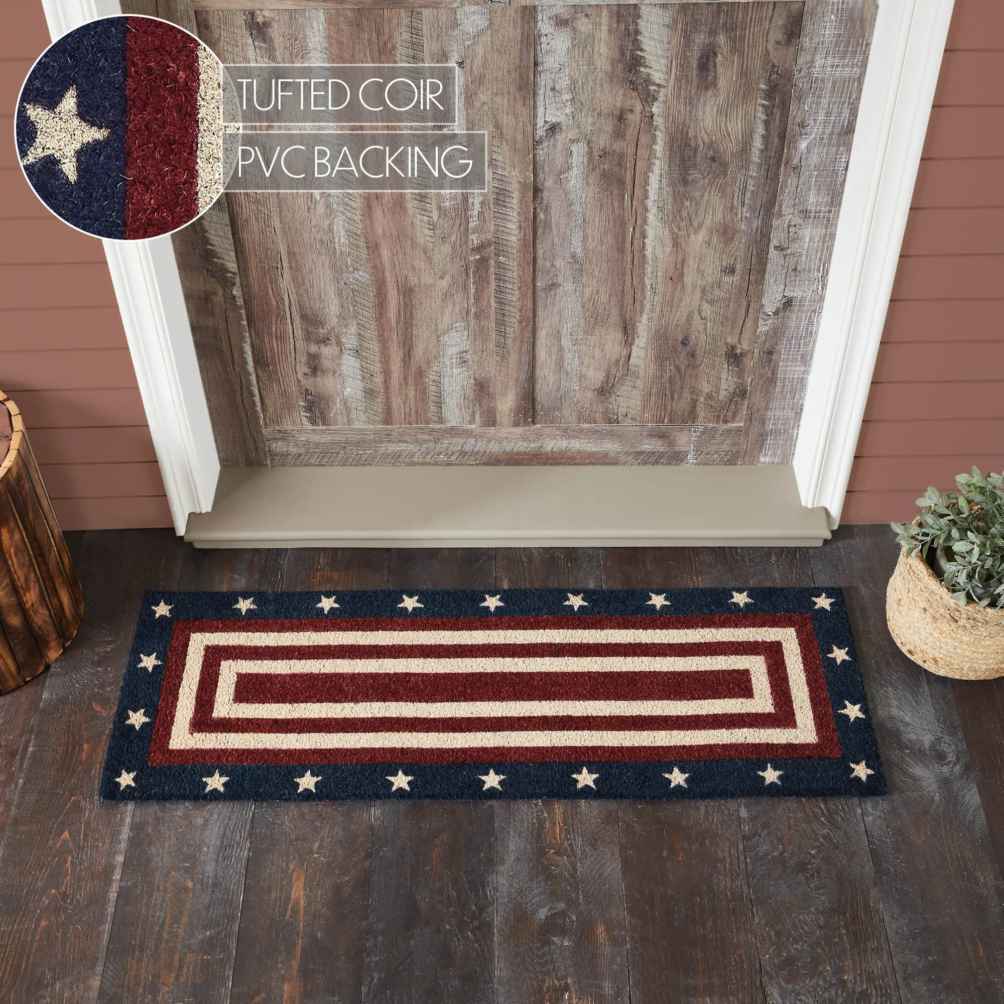 My Country Coir Rug Rect 17x48