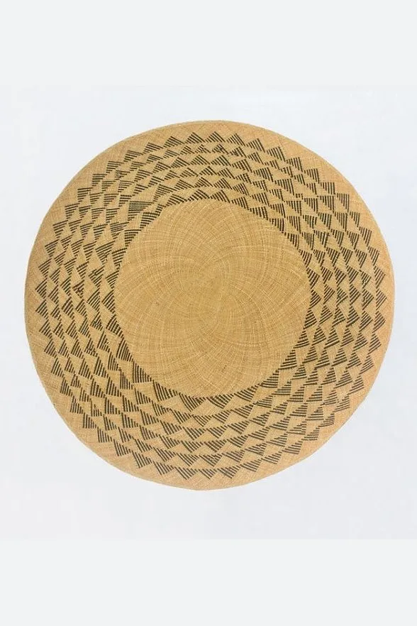 Natural Floor Rug | 4 Ft Round | Natural Base