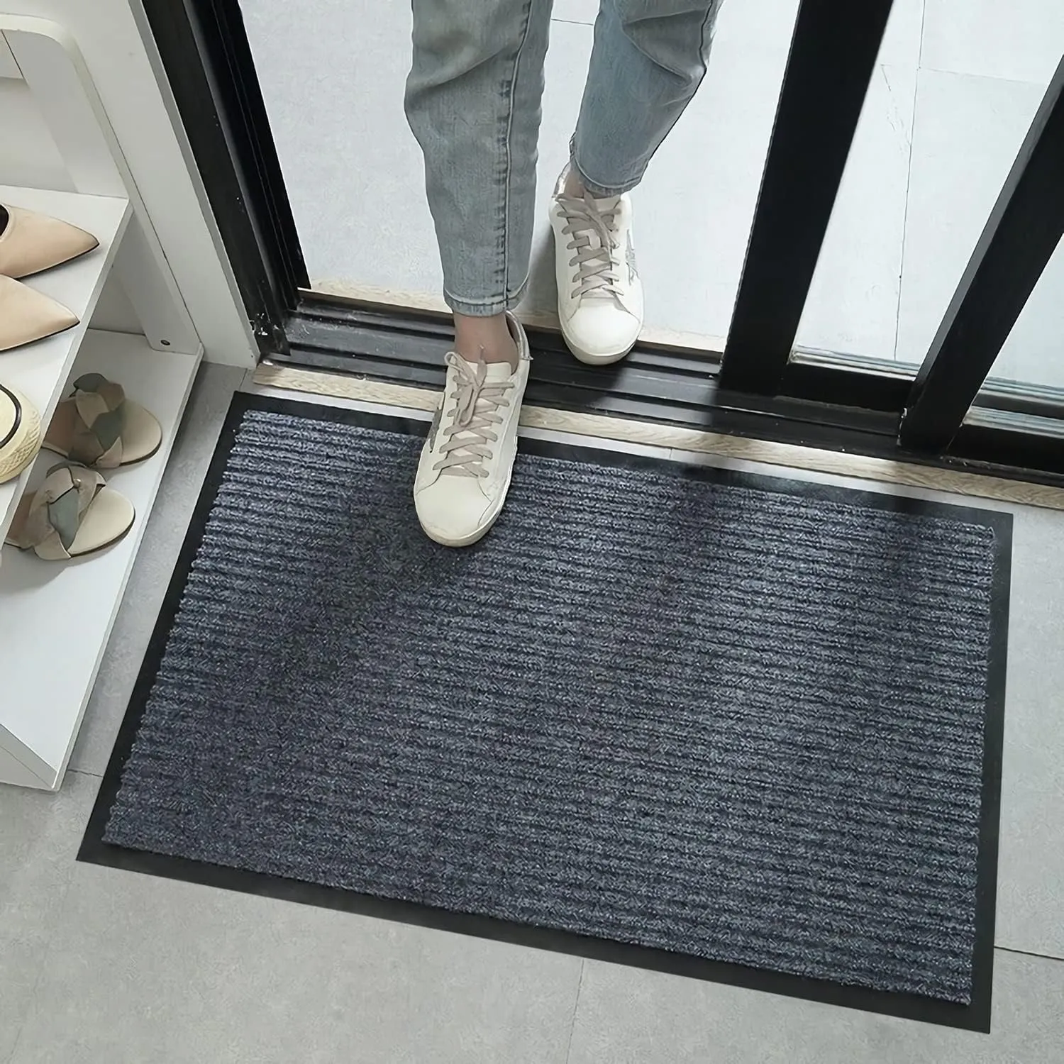 Non-Slip Durable Indoor/Outdoor Door Mat - 60x90cm