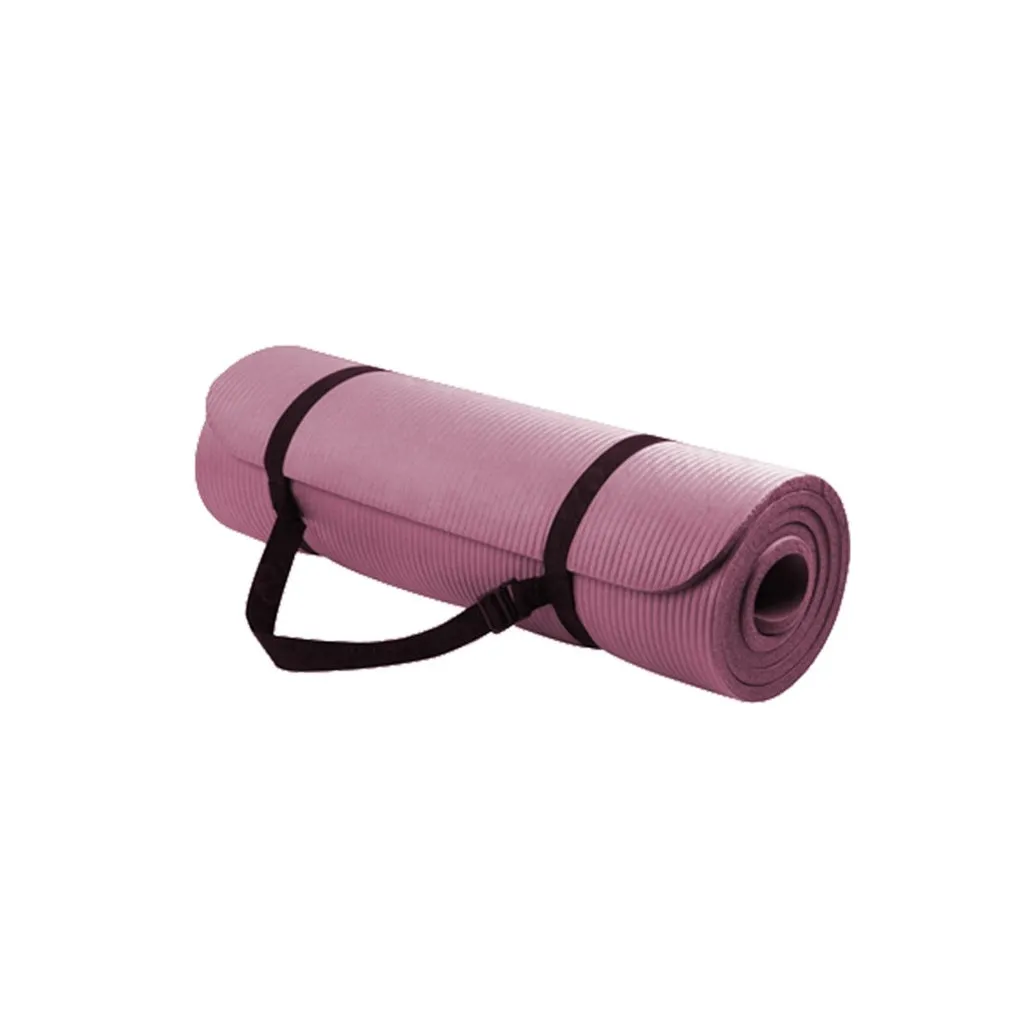 Non-Slip NBR Yoga Mat 2cm, Lightweight, with Strap - Verpeak