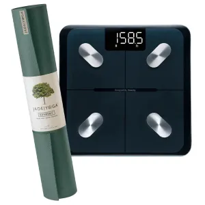 Non-Toxic Yoga Mat & Body Fat Scale Bundle - Jade, Etekcity