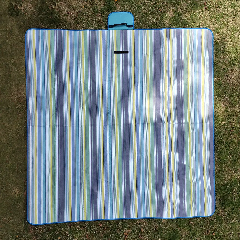 Outdoor Portable Picnic Blanket 3 Size Waterproof Beach Cushion Mat Baby Sleeping Moistureproof Plaid Multiplayer Camping Mat